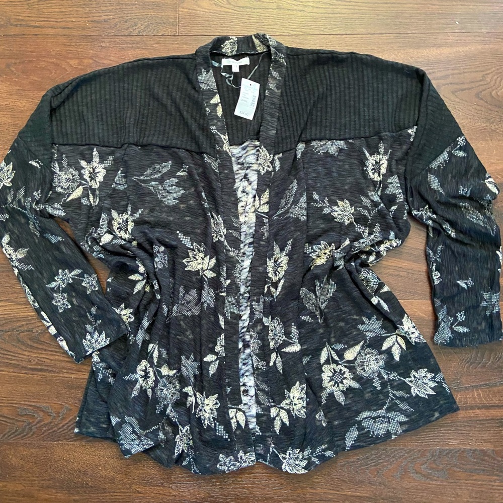 NWT Maurices floral cardigan - size L